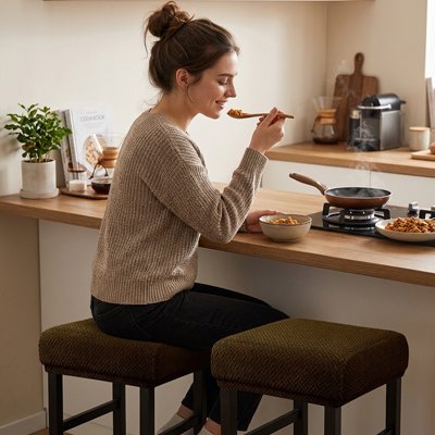 Housse pour tabouret de bar 