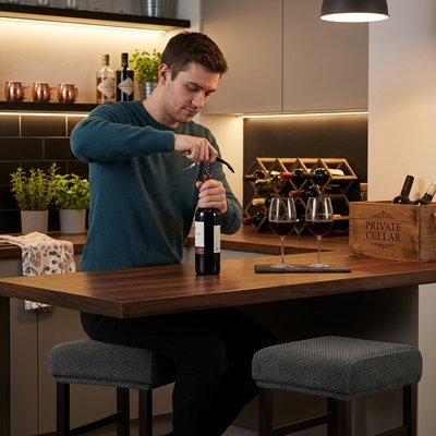 Housse pour tabouret de bar 