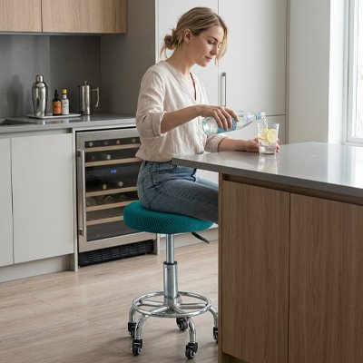 Housse tabouret de bar 