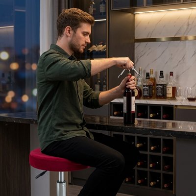 Housse tabouret de bar 