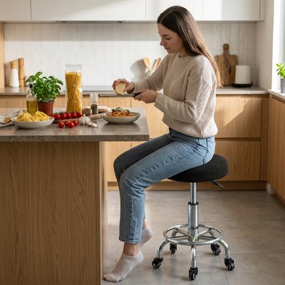 Housse tabouret de bar 