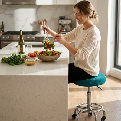Housse tabouret de bar 