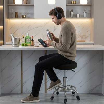 Housse tabouret de bar 