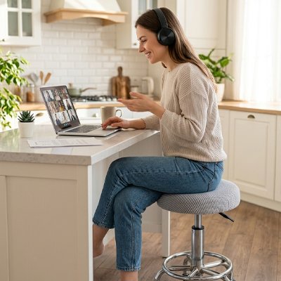 Housse tabouret de bar 