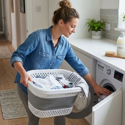Panier à linge plastique