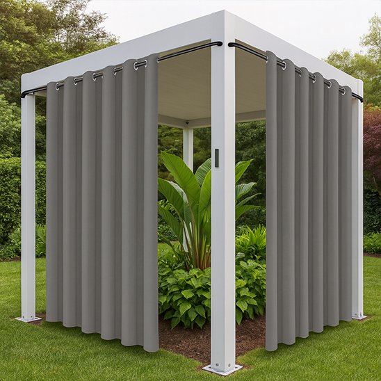 Rideaux extérieur imperméable