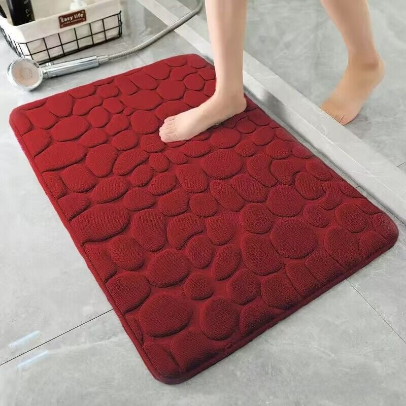 Embossed Pebble Floor Mat - Beauté Maison