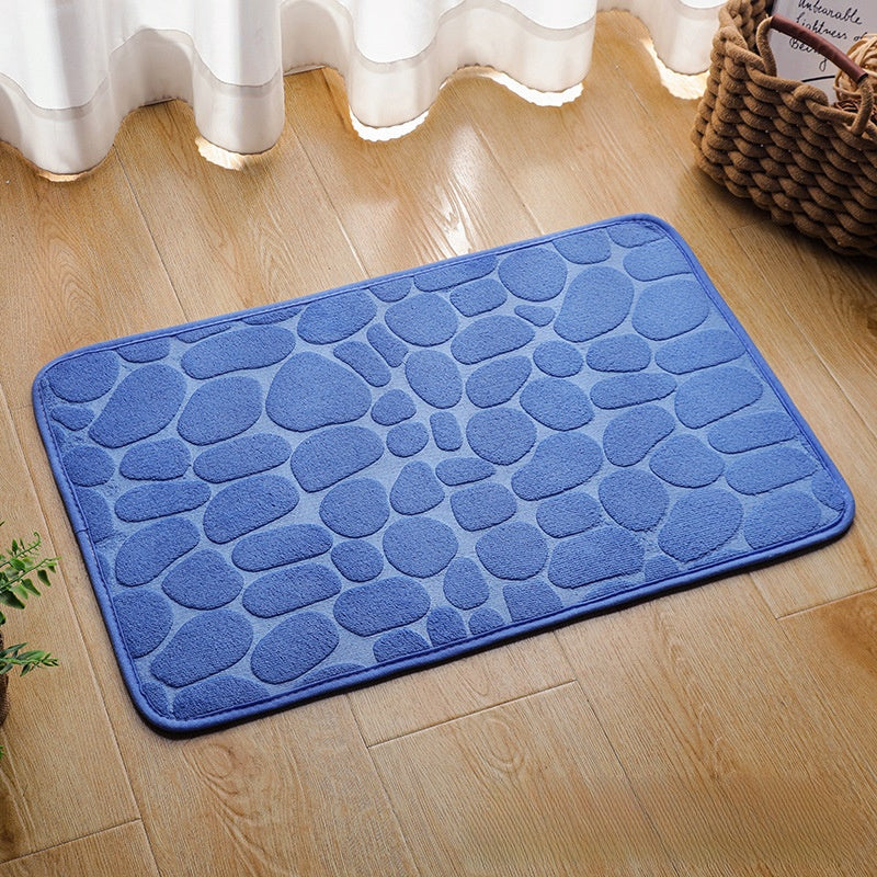 Embossed Pebble Floor Mat - Beauté Maison