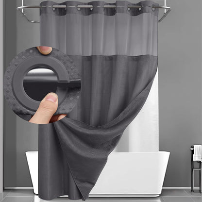 Double-Layer Curtain With Large Ring