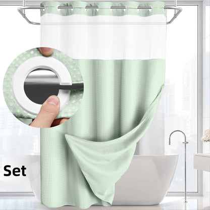 Double-Layer Curtain With Large Ring