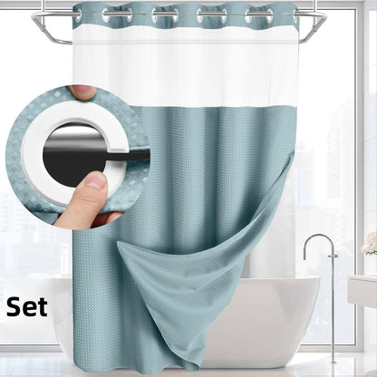 Double-Layer Curtain With Large Ring