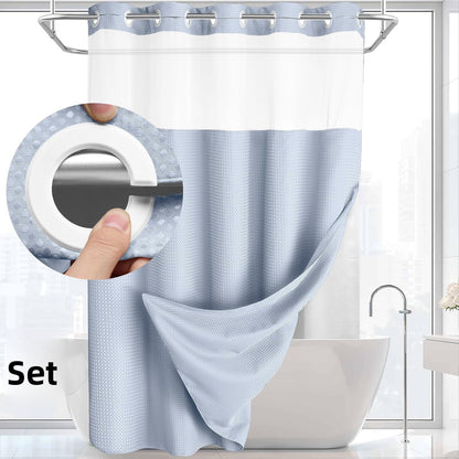 Double-Layer Curtain With Large Ring