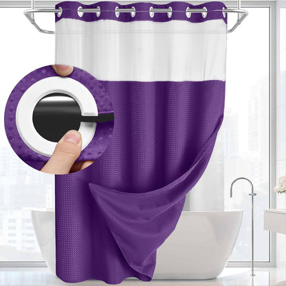 Double-Layer Curtain With Large Ring